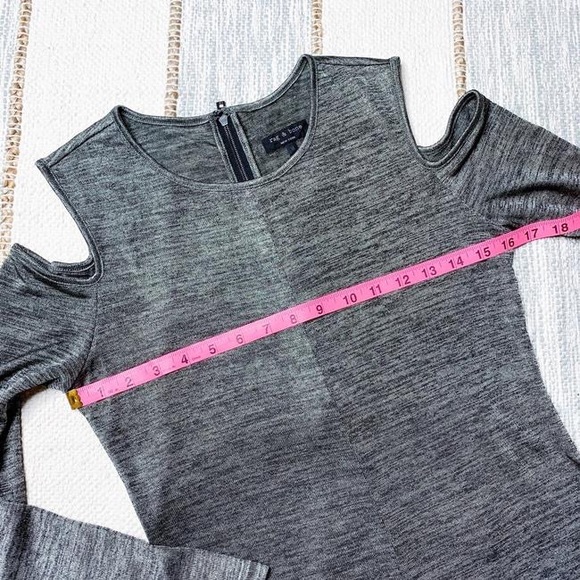 Silver Rag&bone Open Shoulder Shirt - Picture 4 of 6